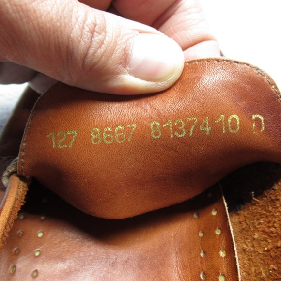Kinney Loafers Shoes Men 10 D Brown Leather Penny Moc Toe Saddle Brazil Made VTG main image 13